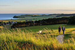 Blick vom Bakenberg, Moenchgut, Rügen, Ostseeküste, Mecklenburg-Vorpommern, Deutschland