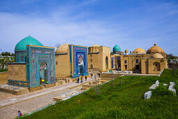 Shah-i-Zinda Necropolis of Samarkand, Uzbekistan, Asia