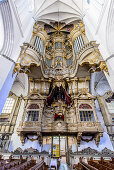 Orgel von der Marien Kirche, Rostock, Ostseeküste, Mecklenburg-Vorpommern Deutschland