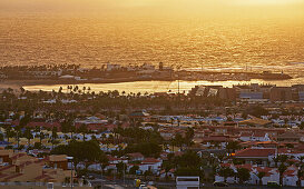 Sunrise, Caleta de Fustes, Fuerteventura, Canary Islands, Islas Canarias, Atlantic Ocean, Spain, Europe