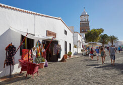 Sundays' market at Teguise, Atlantic Ocean, Lanzarote, Canary Islands, Islas Canarias, Spain, Europe