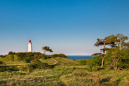 Lighthouse, Dornbusch, Hiddensee island, Mecklenburg-Western Pomerania, Germany