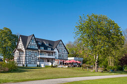 Hotel und Restaurant Hitthim, Kloster, Insel Hiddensee, Mecklenburg-Vorpommern, Deutschland