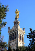 Tower of Notre-Dame-de-la-Garde, Marseille, Provence, France