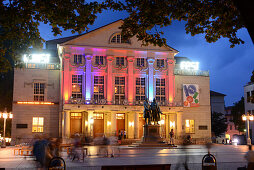 on the Theater place in Weimar, Thuringia, Eastgermany, Germany