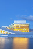 Neues Opernhaus der Norwegischen Oper in Oslo, Østlandet, Ostnorwegen, Norwegen, Skandinavien, Nordeuropa, Europa