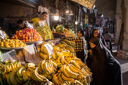 Fruits in the bazaar of Kerman, Iran, Asia