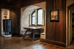 Martin Luther room at Coburg castle, Upper Franconia, Bavaria, Germany
