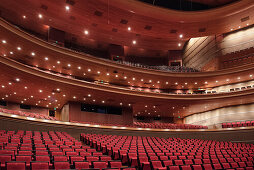 Konzertsaal, das chinesische Nationale Zentrum für Darstellende Künste, Chinesisches Nationaltheater, Peking, China, Asien, Architekt Paul Andreu