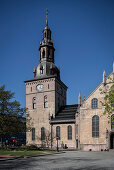 church tower of Oslo Domkirke, Oslo, Norway, Scandinavia, Europe