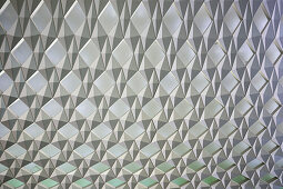 Detail of wall cover, interior of Opera, the New Opera House in Oslo, Norway, Scandinavia, Europe