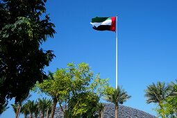 Louvre, Museum, Art, Flag, Saadiyat, Abu Dhabi, UAE, United Arab Emirates