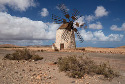 windmill, Tefia, Puerto del Rosario, Fuerteventura, Spain, Europe