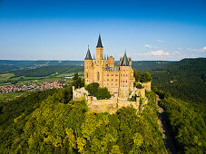 Burg Hohenzollern, Schwäbische Alb, Hechingen, Baden-Württemberg, Deutschland