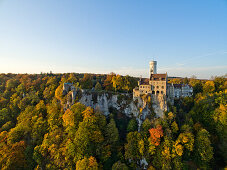 Lichtenstein Castle, Swabian Alb, Baden-Wuerttemberg, Germany