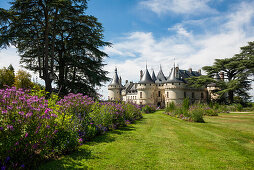 Schloss Chaumont mit Parkanlage, Château de Chaumont, Chaumont-sur-Loire, Loire, Département Loir-et-Cher, Frankreich