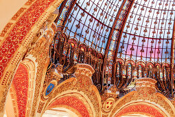 Glass dome of the Galeries Lafayette, Paris, France, Europe