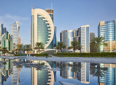 Wolkenkratzer, West Bay, Diplomatic Area, Doha, Katar