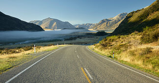 West Coast Road No. 73, Purple Hill, Arthur's Pass Nationalpark, Canterbury, Südinsel, Neuseeland, Ozeanien