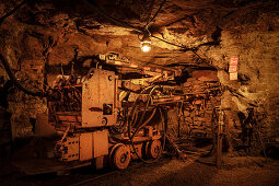 Work equipment? Unter Tage ?, Bergwerk? Markus-R? Hling-Stolln ?, UNESCO World Heritage Montanregion Erzgebirge, Frohnau, Annaberg, Saxony