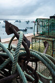 Anker im Fischerhafen von Cascais, Portugal