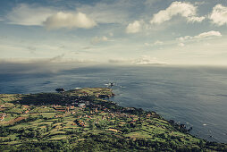 Bay on the island of Flores, Azores, Portugal, Atlantic, Atlantic Ocean, Europe,