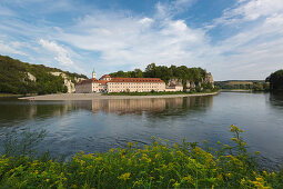 Donaudurchbruch am Kloster Weltenburg, Donau, Bayern, Deutschland