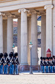 Amalienborg, 18th-century rococo complex of palaces. Christian IX's palace, Copenhagen,  Zealand, Denmark