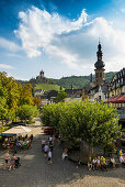 View of Cochem with Reichsburg, Cochem an der Mosel, Mosel, Rhineland-Palatinate, Germany