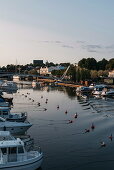 Der Porvoonjiki-Fluss in Porvoo, Finnland