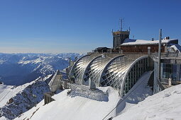 Wetterstation, Zugspitze, Garmisch-Partenkirchen, Werdenfelser Land, Oberbayern, Bayern, Deutschland