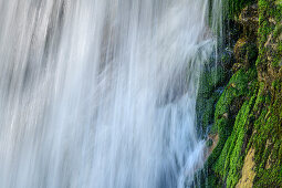 Waterfall, Kuhfluchtfälle, Estergebirge, Werdenfelser Land, Werdenfels, Bavarian Alps, Upper Bavaria, Bavaria, Germany