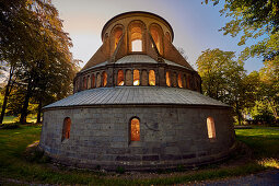 Ruin Heisterbach Monastery in the evening sun, Koenigswinter / Rhine, Germany