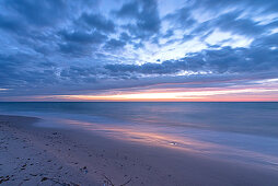 Morning mood on the beach of Rosenfelde, Baltic Sea, Ostholstein, Schleswig-Holstein, Germany