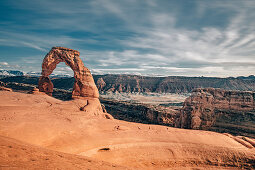 Delicate Arch im Arches Nationalpark, Utah, USA, Nordamerika