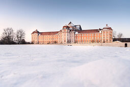 Wiblingen Abbey near Ulm in winter, Oberschwäbische Barockstrasse, Baden-Wuerttemberg, Germany, Europe