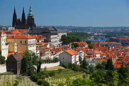 Blick auf Prag, Tschechien, Europa