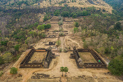 Vat Phou Tempel in Champasak, Laos, Asien