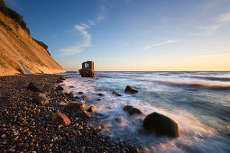 Old level house at Cape Arkona, Ruegen, Baltic Sea, Mecklenburg-Western Pomerania, Germany