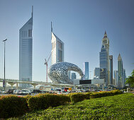 Sheikh Zayed Road, Emirates Towers, Al Yaqoub Tower, Dubai, Vereinigte Arabische Emirate