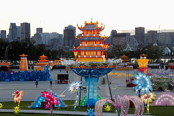 Feux Follet, chinesisches Lichterfest, Montreal, Quebec, Kanada