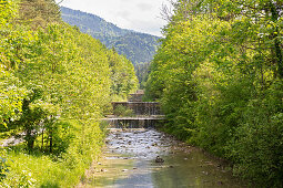 Wasserfälle vom Jenbach bei Bad Feilnbach, Bayern, Deutschland