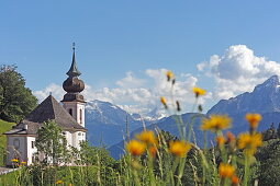 Wallfahrtskirche Maria Gern, Berchtesgaden, Oberbayern, Bayern, Deutschland