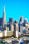 Skyline des Financial District,  San Francisco,  Kalifornien,  USA