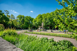 Old botanical garden; Lenbachplatz Munich; 1804 to 1812; Friedrich Ludwig von Sckell;