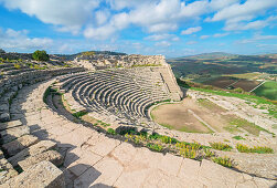 Römisches Theater, Segesta, Sizilien, Italien