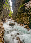 Landschaft in der Partnachklamm  bei Garmisch Partenkirchen, Bayern, Deutschland