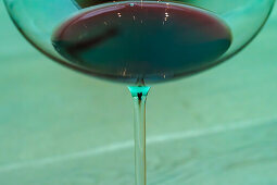  Norway, Lindesnes, Underwater Restaurant Under, Wine Glass with Reflection Table Decoration 