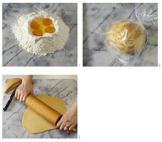 Making pasta dough