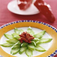 Celery with wolfberries